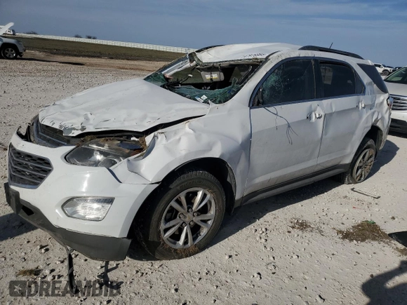 2016 Chevrolet Equinox LT with VIN 2GNALCEK7G6176513, listed as a Copart auction lot 47976995 with 156,460 mi miles and Salvage Title. Bid and sale history available at carsss.com. Image 1.