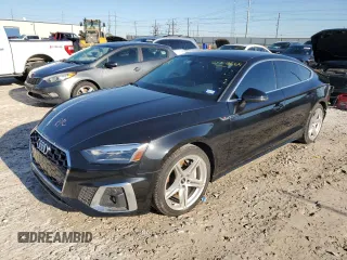 2022 Audi A5 Sportback S line Premium with VIN WAUDACF51NA033977, listed as a Copart auction lot 51708264 with 0 mi miles. Bid and sale history available at carsss.com. Image 1.