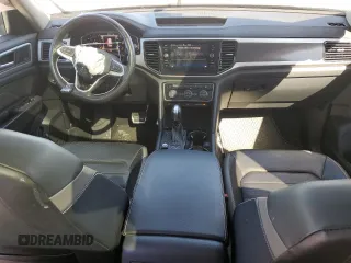 2022 Volkswagen Atlas SEL Premium R-Line with VIN 1V2FR2CA1NC501595, listed as a Copart auction lot 47357345 with 47,354 mi miles and Salvage title. Bid and sale history available at DreamBid. Image 8.
