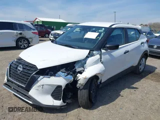 2024 Nissan Kicks S with VIN 3N1CP5BV8RL534588, listed as a IAAI auction lot 41832330 with 8,811 mi miles and . Bid and sale history available at carsss.com. Image 2.