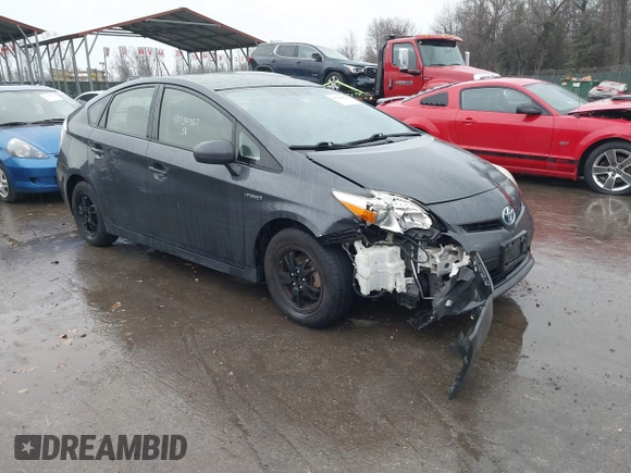 2012 Toyota Prius One with VIN JTDKN3DU4C1500721, listed as a IAAI auction lot 41730352 with 109,214 mi miles. Bid and sale history available at carsss.com. Image 1.