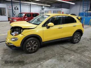 2016 FIAT 500X Trekking with VIN ZFBCFYCTXGP341538, listed as a Copart auction lot 58009595 with 179,752 mi miles and Salvage title. Bid and sale history available at DreamBid. Image 1.