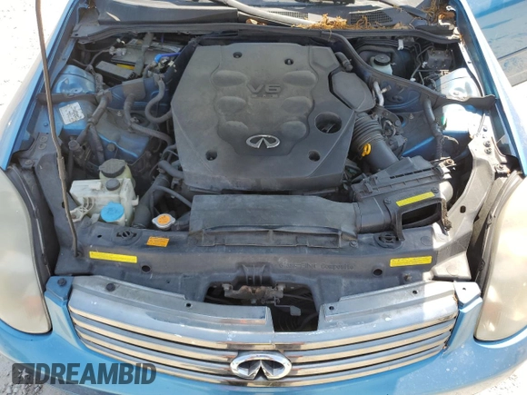 2003 Infiniti G35 w/Leather with VIN JNKCV51E33M302464, listed as a Copart auction lot 53790635 with 86,270 mi miles and Salvage Title. Bid and sale history available at DreamBid. Image 11.