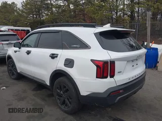 2022 Kia Sorento X-Line S with VIN 5XYRLDLC5NG072566, listed as a IAAI auction lot 41297519 with 52,365 mi miles. Bid and sale history available at carsss.com. Image 3.