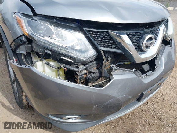 2015 Nissan Rogue SL with VIN 5N1AT2MV9FC858339, listed as a IAAI auction lot 41847604 with 147,894 mi miles. Bid and sale history available at carsss.com. Image 6.