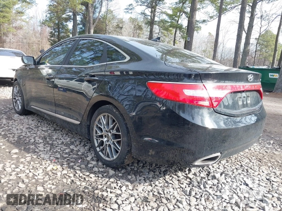 2014 Hyundai Azera Limited with VIN KMHFH4JG0EA368973, listed as a IAAI auction lot 41656545 with 108,631 mi miles and . Bid and sale history available at carsss.com. Image 3.