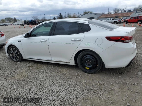 2016 Kia Optima SXL Turbo with VIN 5XXGV4L20GG037840, listed as a Copart auction lot 52806045 with 117,414 mi miles and Salvage title. Bid and sale history available at DreamBid. Image 2.