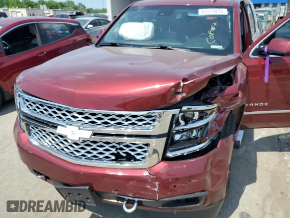 2018 Chevrolet Tahoe LT with VIN 1GNSKBKC1JR274902, listed as a Copart auction lot 62275875 with 96,726 mi miles and Salvage title. Bid and sale history available at DreamBid. Image 12.