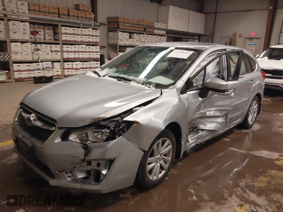 2016 Subaru Impreza Premium with VIN JF1GPAB69G8245432, listed as a IAAI auction lot 41598627 with 106,113 mi miles and . Bid and sale history available at DreamBid. Image 17.