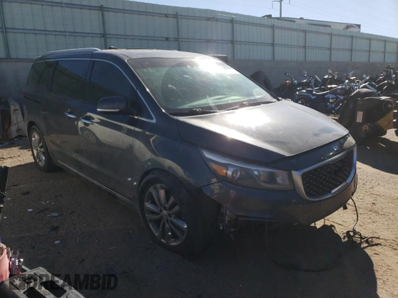 2018 Kia Sedona SX-L with VIN KNDME5C16J6396714, listed as a Copart auction lot 81565164 with 73,400 mi miles and Salvage Title. Bid and sale history available at carsss.com. Image 4.
