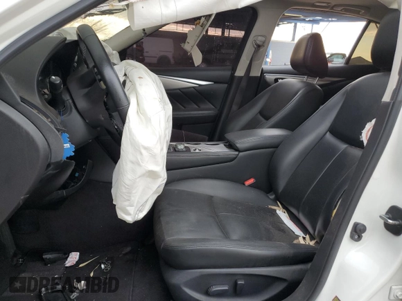2021 Infiniti Q50 Luxe with VIN JN1EV7BR4MM752782, listed as a Copart auction lot 56160595 with 69,186 mi miles and Salvage title. Bid and sale history available at DreamBid. Image 7.