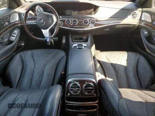 2019 Mercedes-Benz S-Class S 560 with VIN WDDUG8DB2KA454986, listed as a Copart auction lot 49821485 with 0 mi miles and Salvage Title. Bid and sale history available at carsss.com. Image 8.