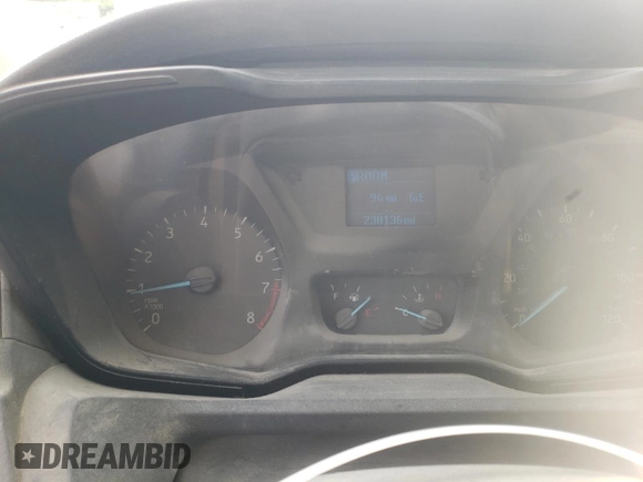 2015 Ford Transit Cargo with VIN 1FTNR1ZM6FKB03203, listed as a Copart auction lot 52717225 with 230,136 mi miles and Salvage title. Bid and sale history available at DreamBid. Image 9.