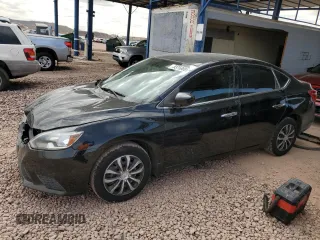 2017 Nissan Sentra SV with VIN 3N1AB7AP1HY222828, listed as a Copart auction lot 53758895 with 123,424 mi miles and Salvage Title. Bid and sale history available at carsss.com. Image 1.