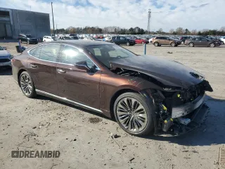 2019 Lexus LS with VIN JTHC5LFF7K5005762, listed as a Copart auction lot 83440964 with 41,412 mi miles and Salvage Title. Bid and sale history available at carsss.com. Image 4.