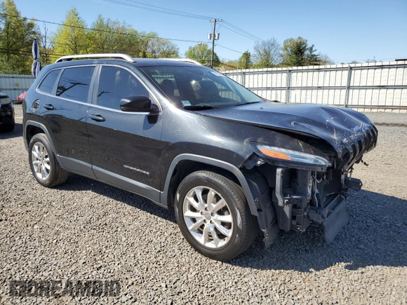 2014 Jeep Cherokee Limited with VIN 1C4PJMDB2EW212398, listed as a Copart auction lot 54723835 with 202,008 mi miles and Salvage title. Bid and sale history available at DreamBid. Image 4.