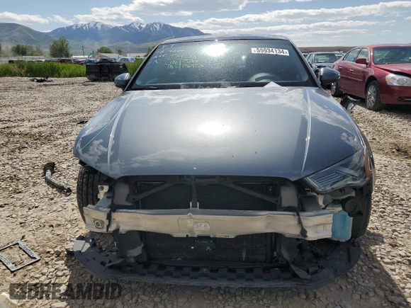 2015 Audi A3 2.0T Prestige with VIN WAUKFGFF7F1010648, listed as a Copart auction lot 55934134 with 86,223 mi miles and Salvage Title. Bid and sale history available at carsss.com. Image 5.