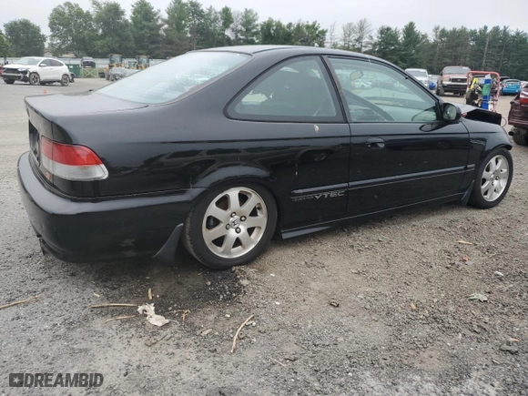 2000 Honda Civic Si with VIN 1HGEM1155YL015194, listed as a Copart auction lot 81974084 with 162,529 mi miles and Non Repairable. Bid and sale history available at carsss.com. Image 3.