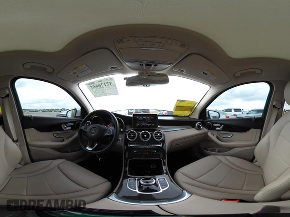 2019 Mercedes-Benz GLC 300 with VIN WDC0G4JB4KF590524, listed as a IAAI auction lot 42126657 with 53,841 mi miles and . Bid and sale history available at DreamBid. Image 18.