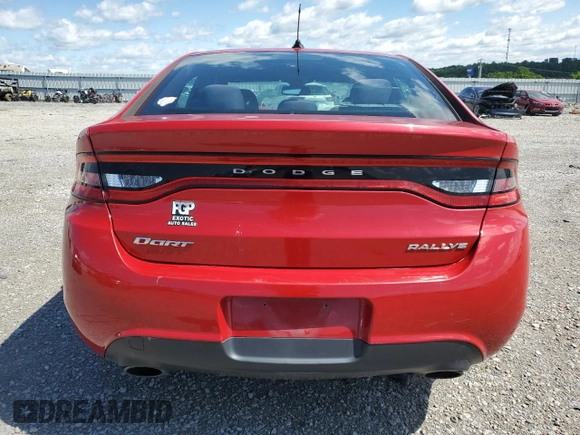 2015 Dodge Dart SXT with VIN 1C3CDFBB5FD117243, listed as a Copart auction lot 57879985 with 174,978 mi miles and Salvage title. Bid and sale history available at DreamBid. Image 6.