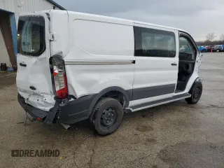 2024 Ford Transit Cargo with VIN 1FTBR1Y82RKA62547, listed as a Copart auction lot 51338505 with 6,979 mi miles and Clean Title. Bid and sale history available at DreamBid. Image 3.