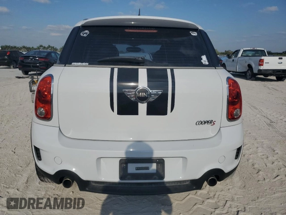 2012 MINI Countryman S with VIN WMWZC5C51CWL57074, listed as a Copart auction lot 53386715 with 55,857 mi miles and Salvage Title. Bid and sale history available at DreamBid. Image 6.