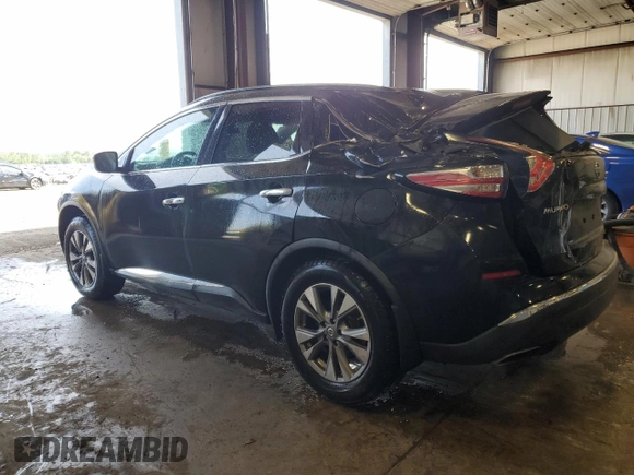 2015 Nissan Murano Platinum with VIN 5N1AZ2MH4FN289932, listed as a Copart auction lot 62149895 with 123,793 mi miles and Salvage title. Bid and sale history available at DreamBid. Image 2.