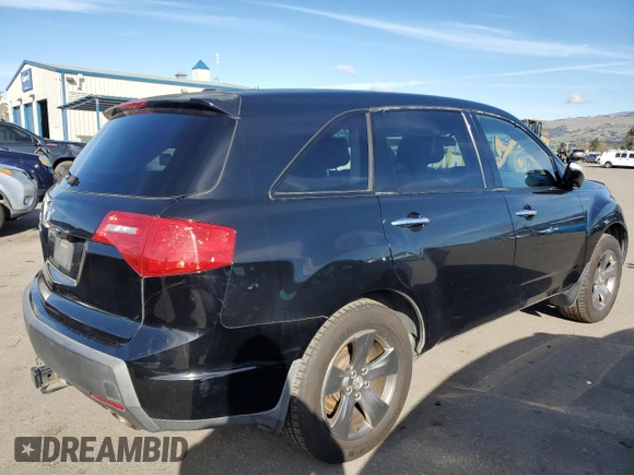 2008 Acura MDX Sport/Pwr Tail Gate with VIN 2HNYD28708H555357, listed as a Copart auction lot 85591694 with 208,956 mi miles and Salvage Title. Bid and sale history available at carsss.com. Image 3.