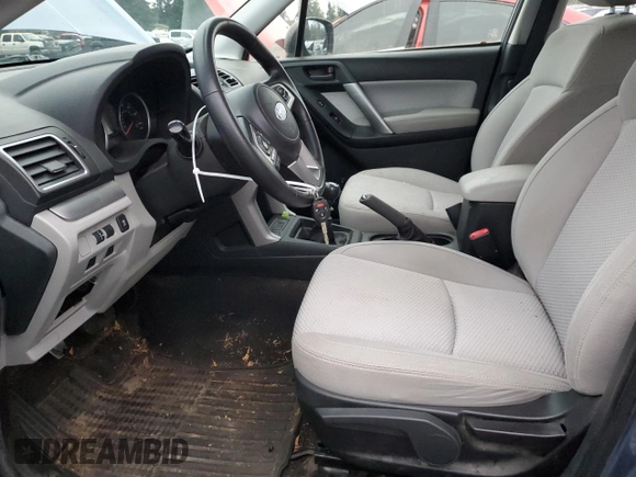 2017 Subaru Forester with VIN JF2SJAACXHG471100, listed as a Copart auction lot 81349614 with 82,864 mi miles and Salvage title. Bid and sale history available at DreamBid. Image 7.