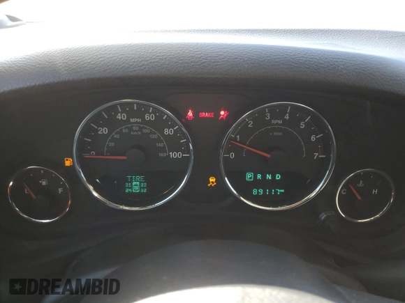 2017 Jeep Wrangler Unlimited Sport with VIN 1C4BJWDG4HL521751, listed as a Copart auction lot 48375485 with 89,117 mi miles and Salvage title. Bid and sale history available at DreamBid. Image 9.