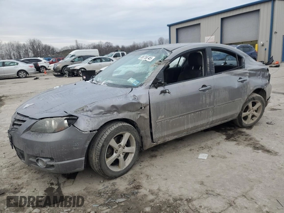 2004 Mazda 3 s with VIN JM1BK323X41163279, listed as a Copart auction lot 88756245 with 163,862 mi miles and Salvage Title. Bid and sale history available at DreamBid. Image 1.