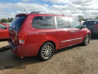2012 Kia Sedona EX with VIN KNDMH4C74C6497419, listed as a Copart auction lot 72339504 with 142,115 mi miles and Salvage Title. Bid and sale history available at carsss.com. Image 3.