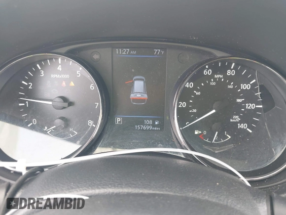 2020 Nissan Rogue S with VIN KNMAT2MVXLP539587, listed as a IAAI auction lot 41750804 with 157,699 mi miles and . Bid and sale history available at DreamBid. Image 7.