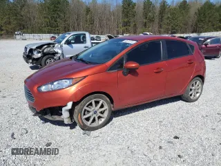2019 Ford Fiesta SE with VIN 3FADP4EJ1KM106632, listed as a Copart auction lot 50272315 with 100,096 mi miles and Salvage Title. Bid and sale history available at carsss.com. Image 1.