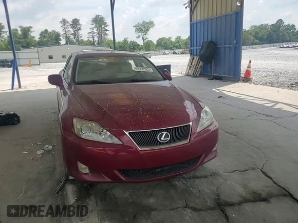 2008 Lexus IS 250 with VIN JTHBK262085078248, listed as a Copart auction lot 62390125 with 132,231 mi miles and Salvage title. Bid and sale history available at DreamBid. Image 13.