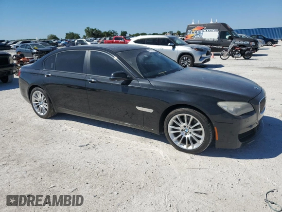 2015 BMW 7 Series 740Li xDrive with VIN WBAYF4C57FG291819, listed as a Copart auction lot 49512715 with 108,150 mi miles and Clean Title. Bid and sale history available at carsss.com. Image 4.