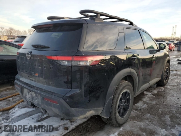 2024 Nissan Pathfinder Rock Creek with VIN 5N1DR3BD0RC280115, listed as a Copart auction lot 88924395 with 18,467 mi miles and Salvage title. Bid and sale history available at DreamBid. Image 3.
