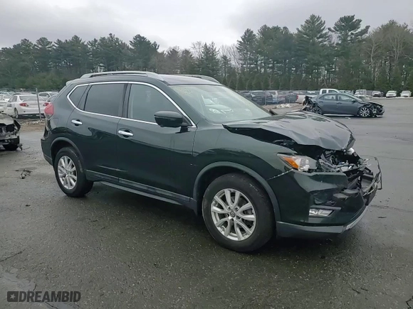 2018 Nissan Rogue SV with VIN 5N1AT2MV7JC818320, listed as a Copart auction lot 46848585 with 54,190 mi miles and Salvage Title. Bid and sale history available at carsss.com. Image 12.