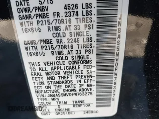 2015 Nissan Rogue S z VIN JN8AS5MV0FW763275, wystawiony jako IAAI lot #41946282 z przebiegiem 79 026 mil mil oraz . Historia ofert i sprzedaży dostępna na DreamBid. Obrazek 9.