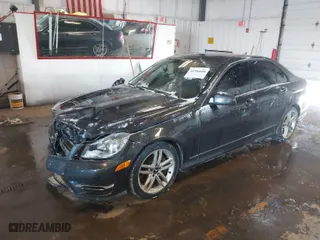 2013 Mercedes-Benz C-Class C 300 Sport with VIN WDDGF8AB8DR246409, listed as a IAAI auction lot 41596608 with 116,476 mi miles. Bid and sale history available at carsss.com. Image 2.