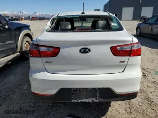 2016 Kia Rio LX with VIN KNADM4A3XG6664459, listed as a Copart auction lot 46936295 with 76,710 mi miles and Salvage Title. Bid and sale history available at carsss.com. Image 6.