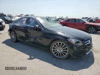 2018 Mercedes-Benz C 300 with VIN 55SWF4KB1JU260732, listed as a Copart auction lot 65649784 with Not Provided miles and Salvage Title. Bid and sale history available at DreamBid. Image 4.