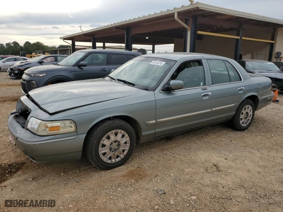 2006 Mercury Grand Marquis GS with VIN 2MEFM74V26X618488, listed as a Copart auction lot 70314314 with 110,190 mi miles and Salvage Title. Bid and sale history available at carsss.com. Image 1.