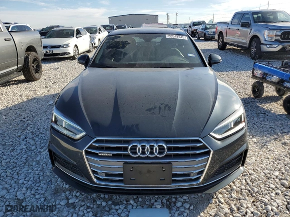 2019 Audi A5 Sportback Premium Plus with VIN WAUENCF53KA017218, listed as a Copart auction lot 88548545 with 2187 miles and Salvage Title. Bid and sale history available at carsss.com. Image 5.