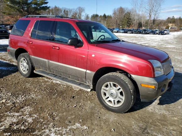 2004 Mercury Mountaineer Convenience w/4.6L with VIN 4M2ZU86W34ZJ46619, listed as a Copart auction lot 87907485 with 197,528 mi miles and Clean Title. Bid and sale history available at carsss.com. Image 4.