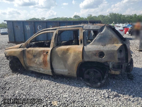 2017 Jeep Compass Sport with VIN 1C4NJCBB8HD131149, listed as a Copart auction lot 54884145 with Not provided miles and Non repairable. Bid and sale history available at DreamBid. Image 2.