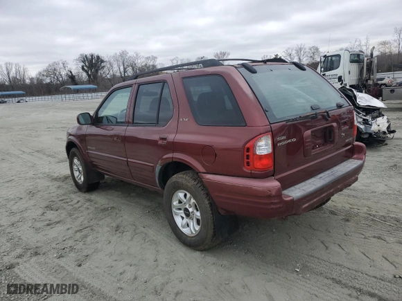 2002 Isuzu Rodeo S with VIN 4S2CK58W124334485, listed as a Copart auction lot 44846495 with 54,632 mi miles and Clean Title. Bid and sale history available at carsss.com. Image 2.
