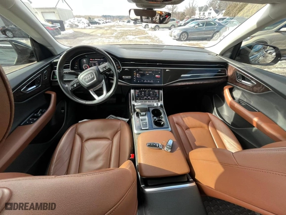 2019 Audi Q8 Premium with VIN WA1AVAF1XKD011086, listed as a Copart auction lot 45692155 with 70758 miles and Clean Title. Bid and sale history available at carsss.com. Image 5.