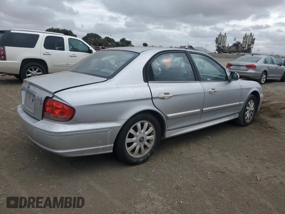 2004 Hyundai Sonata GLS with VIN KMHWF35HX4A985296, listed as a Copart auction lot 78211734 with 143,300 mi miles and Salvage Title. Bid and sale history available at carsss.com. Image 3.