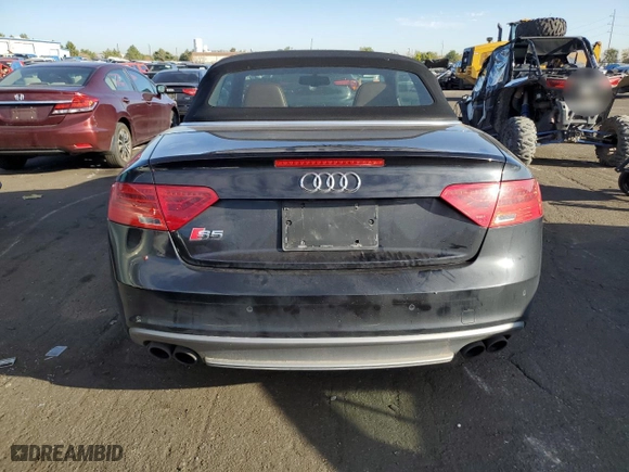 2013 Audi S5 Premium Plus with VIN WAUCGAFH9DN017848, listed as a Copart auction lot 73433534 with 102,378 mi miles and Salvage Title. Bid and sale history available at carsss.com. Image 6.